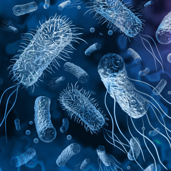 Bacteria,Outbreak,And,Bacterial,Infection,As,A,Microscopic,Background,As